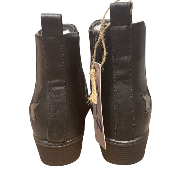 SEVEN7 Rockstar Faux Leather Booties 10 Black $69 Retail, NIB - Picture 10 of 15